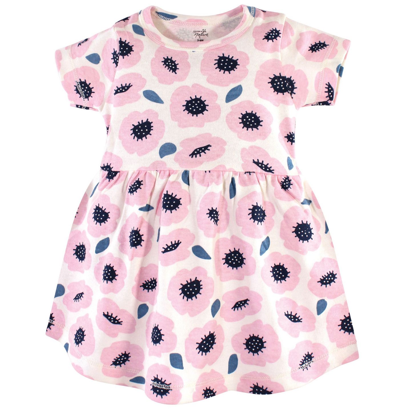 Кардиган Touched by Nature Natural Cotton Dress and Cardigan для девочек-малышей, цвет: Blossoms — фото 3