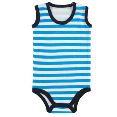 Baby Boys Sleeveless Cotton Snap-Crotch Undershirts