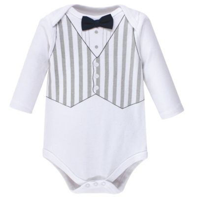 Soft Cotton Long-Sleeve Bodysuit Bundle 5-Count