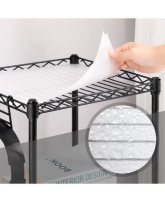 3-tier Bathroom Shelf, Wire Shelving Unit, Metal Storage Rack For Small Space