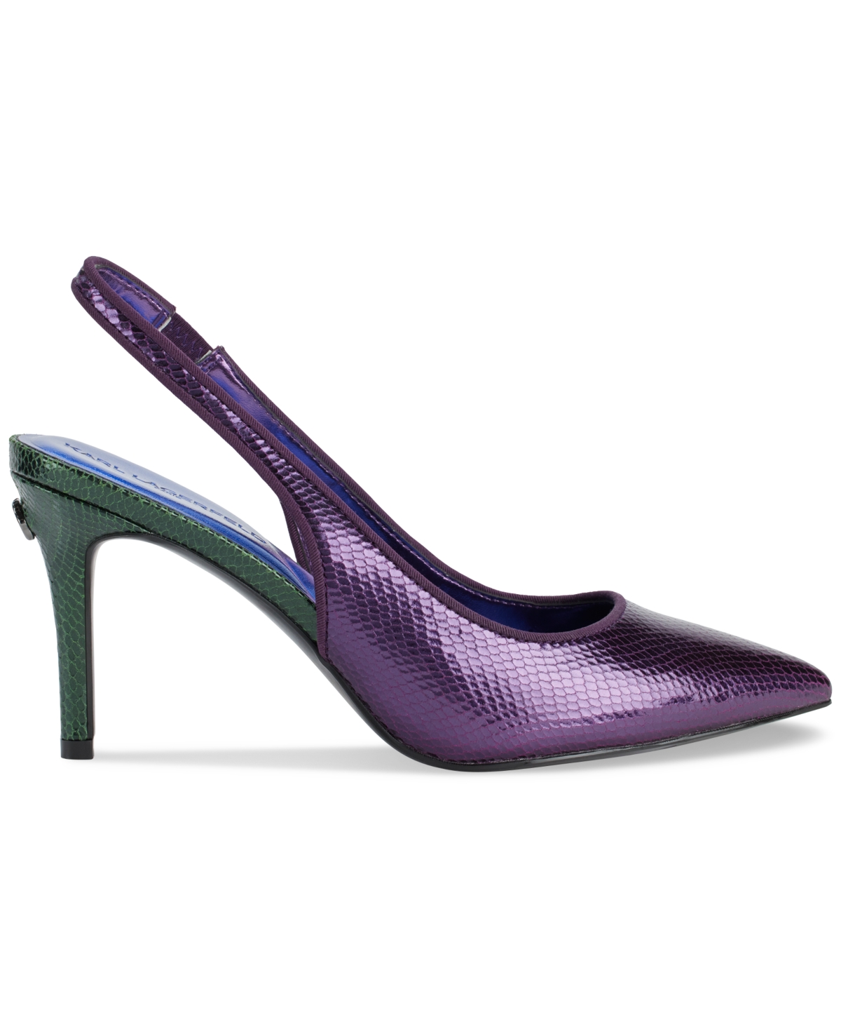 KARL LAGERFELD WOMEN'S ROSALYN POINTED-TOE SLINGBACK PUMPS 