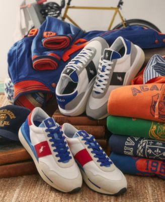 【メンズ】POLO RALPH LAUREN Polo Train Paneled スニーカー Polo Ralph Lauren Men's Train 89 Paneled Sneakers | Dillard's