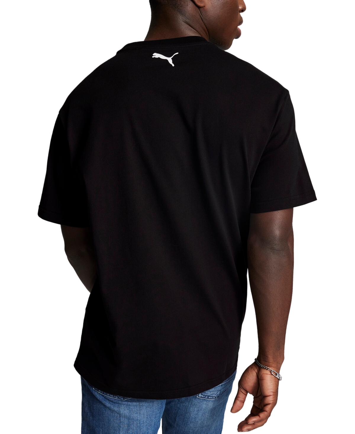 Puma Men's Short-Sleeve Graphic T-Shirt - Puma Black-puma Red