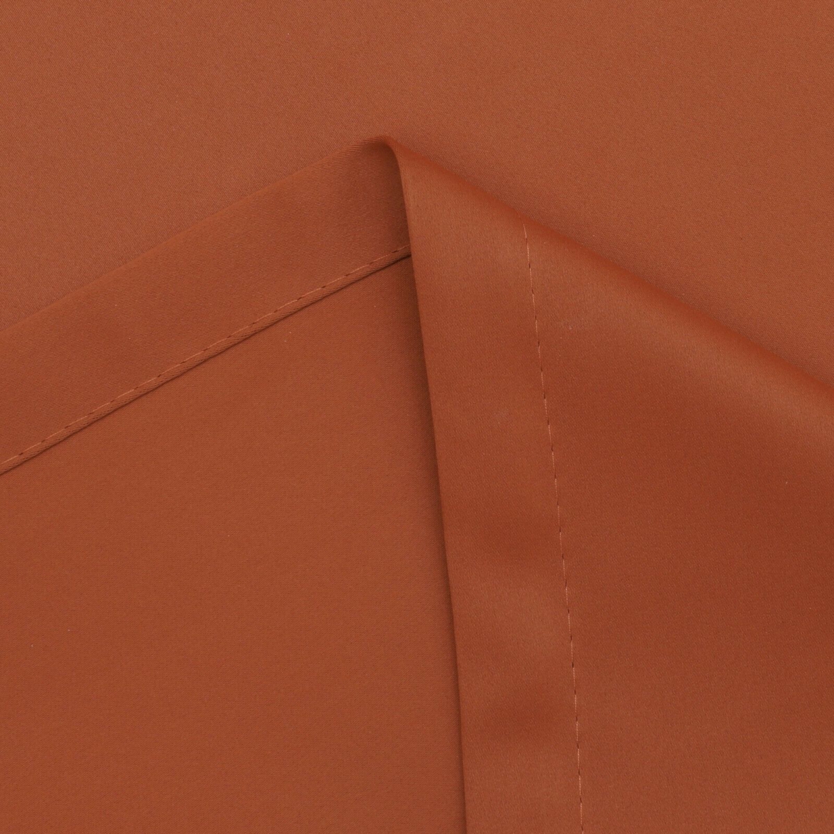 Kate Aurora Hotel Living 2 Pack 100% Blackout Grommet Top Orange Spice Curtain Panels