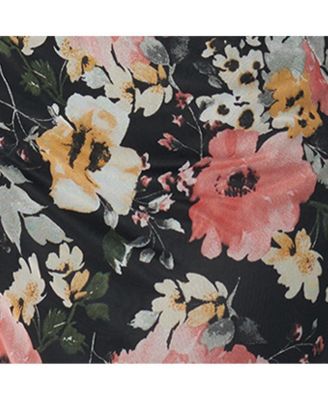 Women's Mesh Printed Two Piece Long Sleeve Set