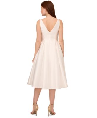 Boat-Neck A-Line Dress