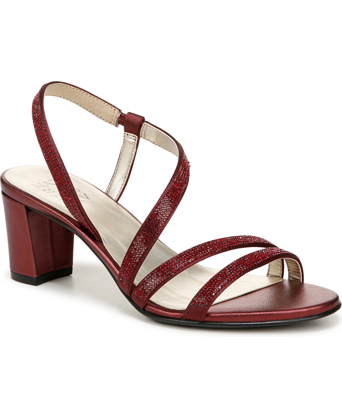 Naturalizer Vanessa Strappy Dress Sandals -Stones