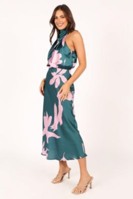 Anabelle Halter Neck Midi Dress