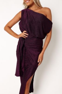 Womens Santiago Off Shoulder Midi Dress