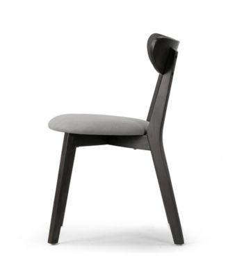 31.5" Aspen Rubberwood, Fabric Dining Chair, Set of 2