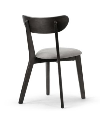 31.5" Aspen Rubberwood, Fabric Dining Chair, Set of 2