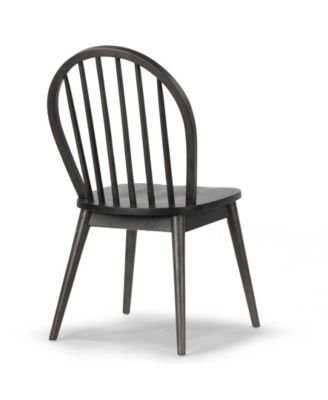 36.22" Astra Rubberwood Dining Chair, Set of 2