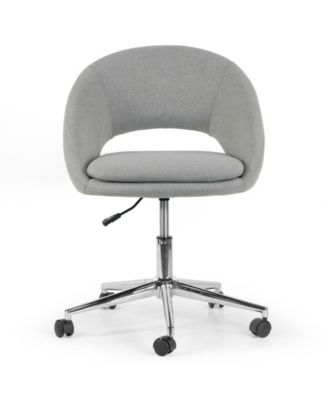 34.75" Aura Fabric, Metal Task Chair