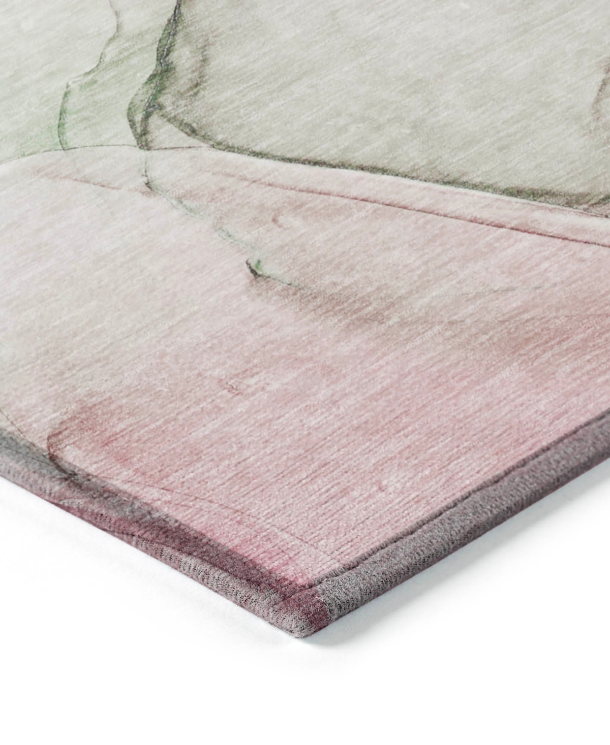 Addison Chantille Machine Washable Acn502 5'x7'6 Area Rug In Rose