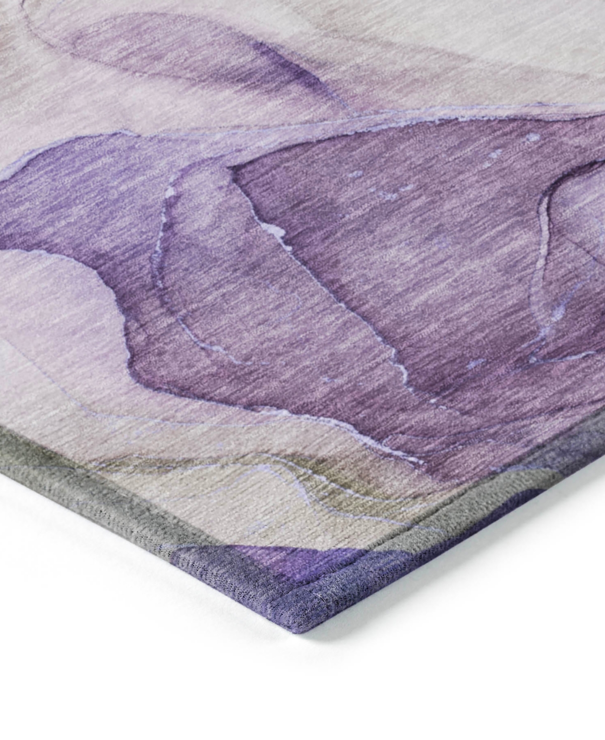 Addison Chantille Machine Washable Acn504 2'6x3'10 Area Rug In Purple