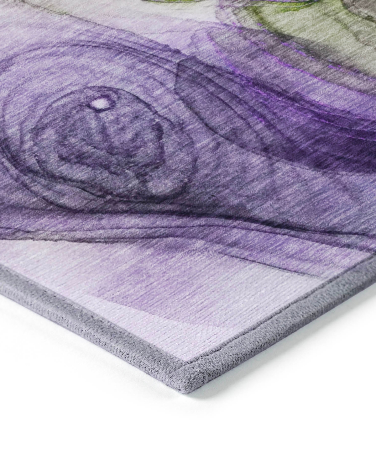 Addison Chantille Machine Washable Acn513 2'3x7'6 Runner Area Rug In Purple