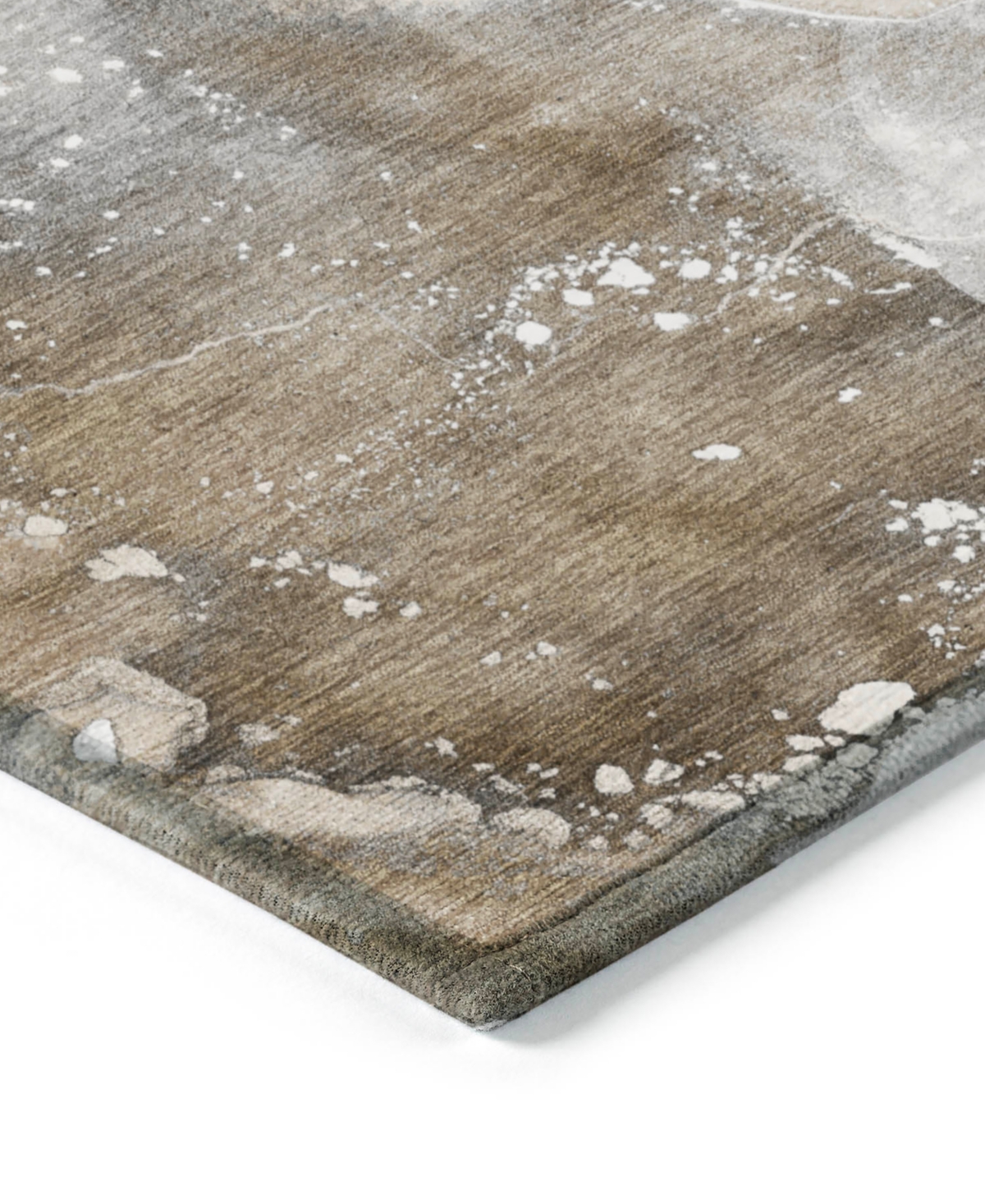 Addison Chantille Machine Washable Acn518 5'x7'6 Area Rug In Brown