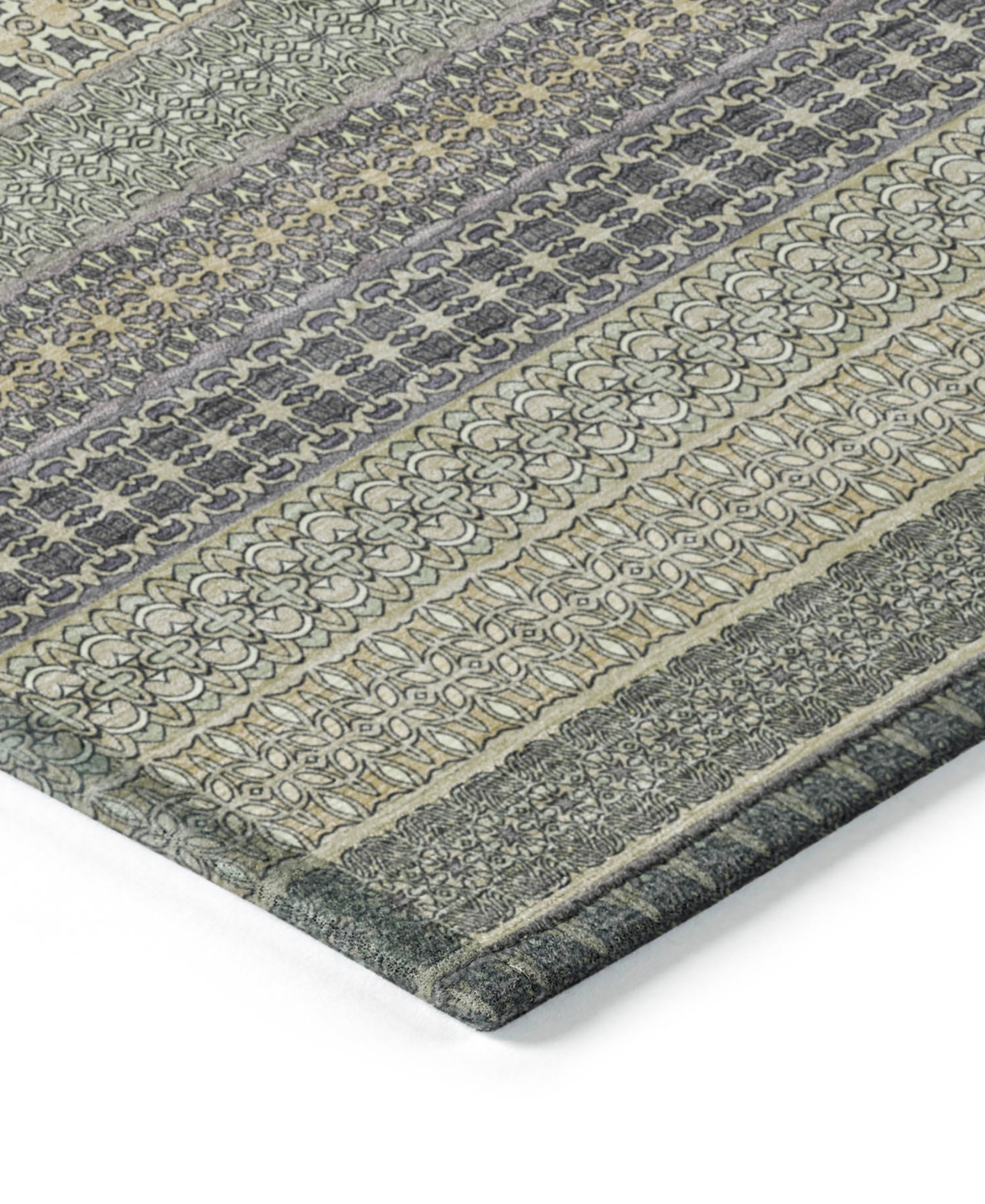 Addison Chantille Machine Washable Acn527 8'x10' Area Rug In Green