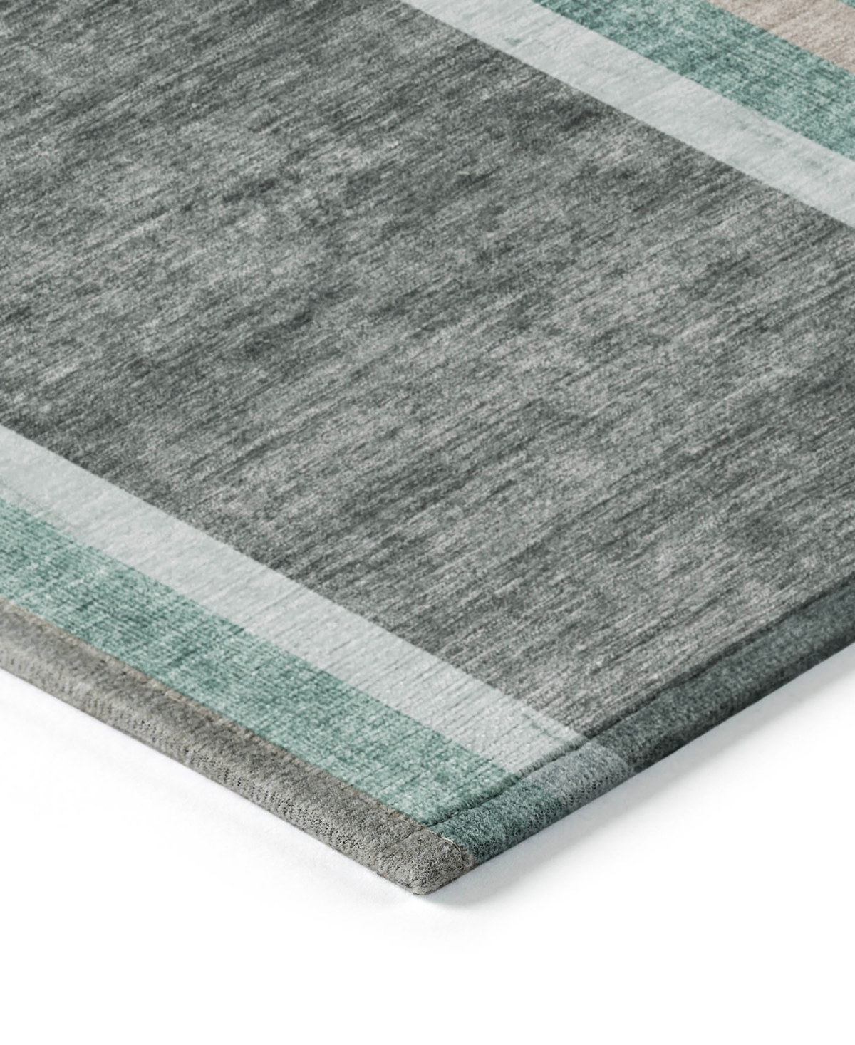 Addison Chantille Machine Washable Acn532 9'x12' Area Rug In Jade