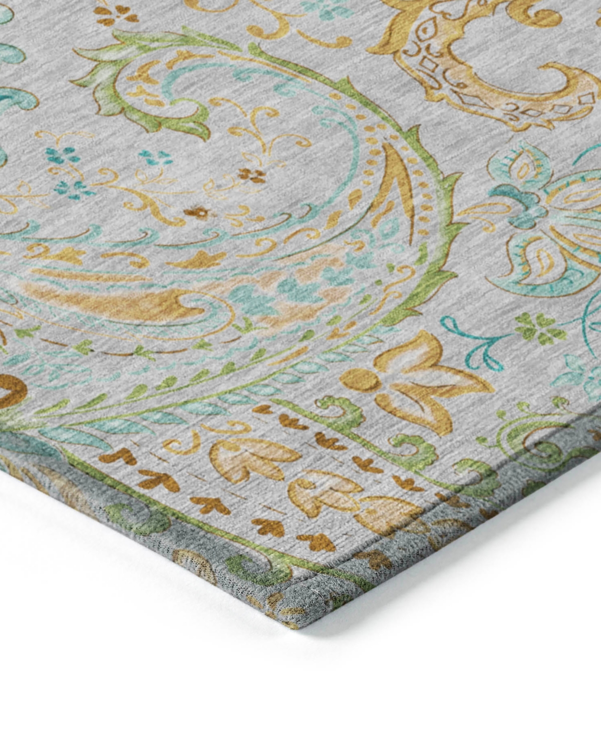 Addison Chantille Machine Washable Acn533 8'x10' Area Rug In Gray