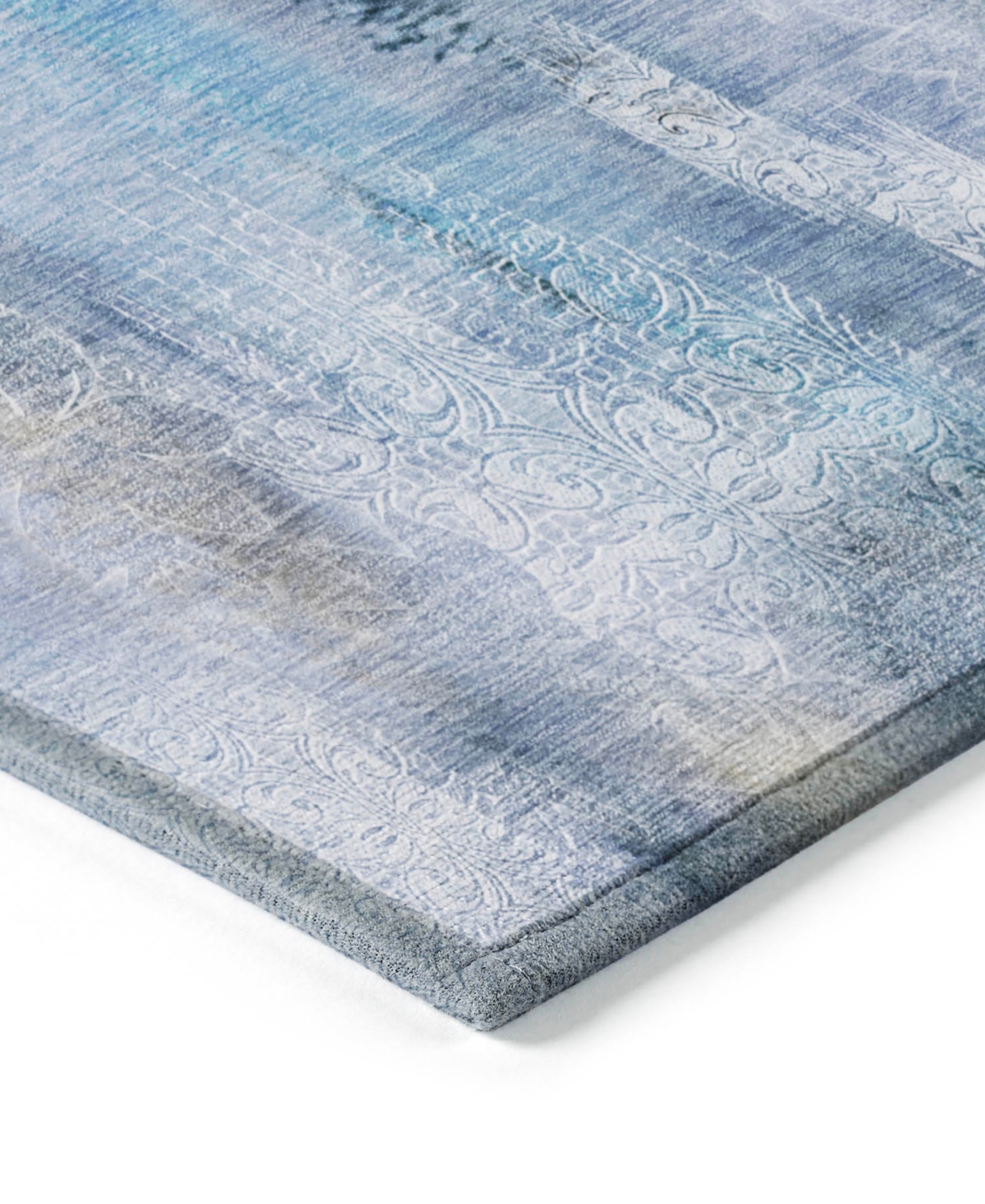 Addison Chantille Machine Washable Acn537 8'x10' Area Rug In Blue