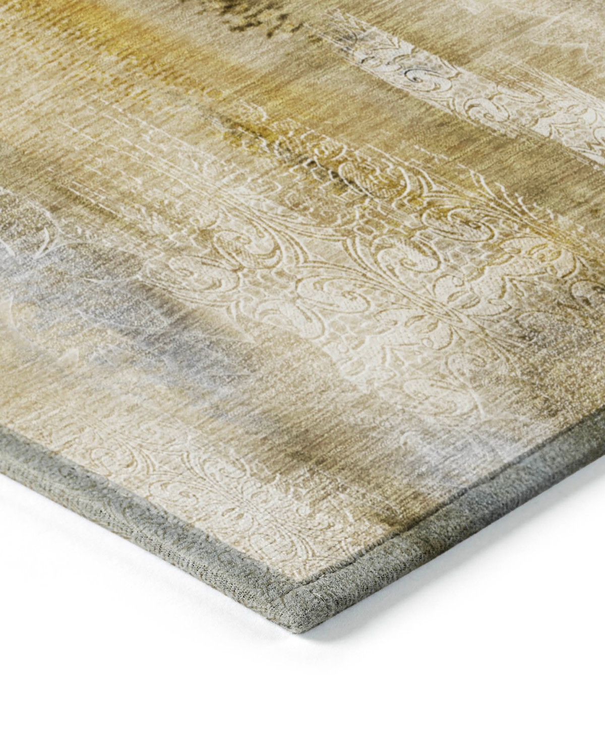 Addison Chantille Machine Washable Acn537 5'x7'6 Area Rug In Taupe