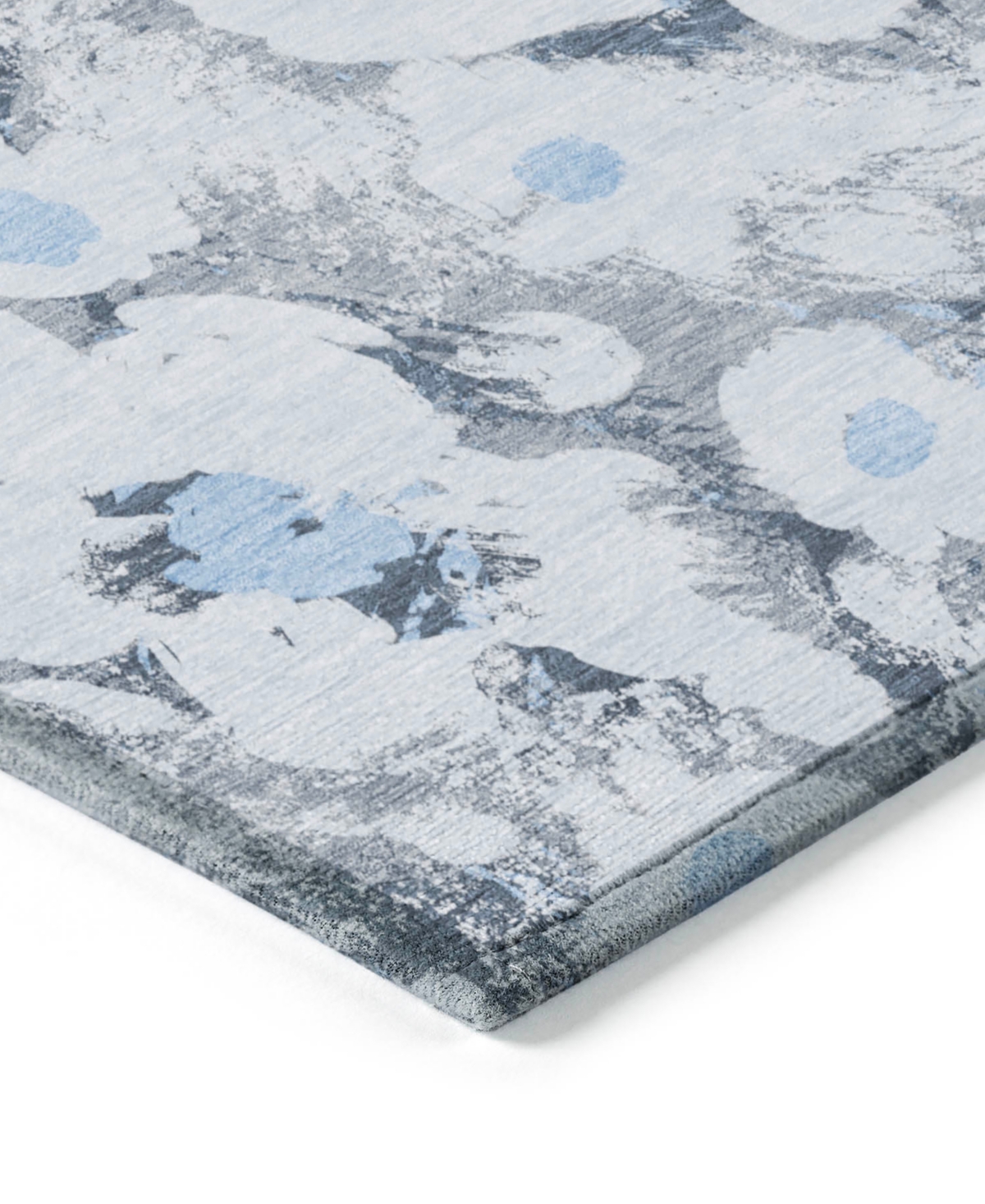 Addison Chantille Machine Washable Acn538 8'x10' Area Rug In Denim