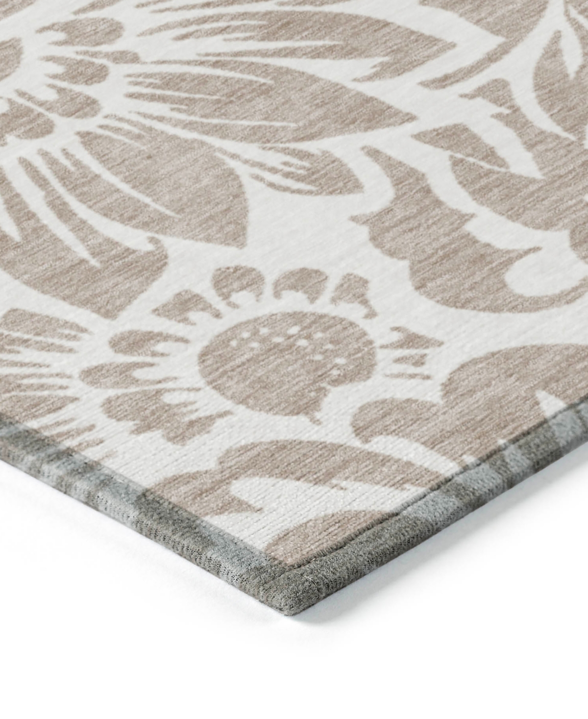 Addison Chantille Machine Washable Acn551 8'x10' Area Rug In Taupe