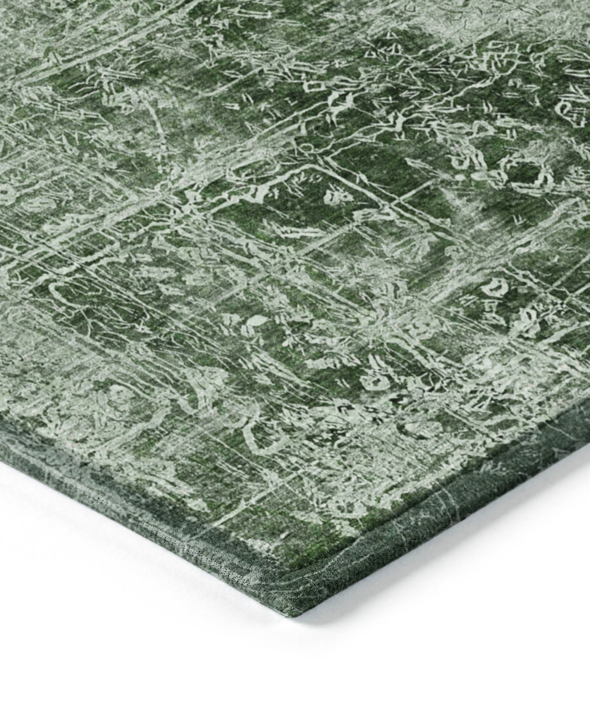 Addison Chantille Machine Washable Acn559 2'3x7'6 Runner Area Rug In Jade