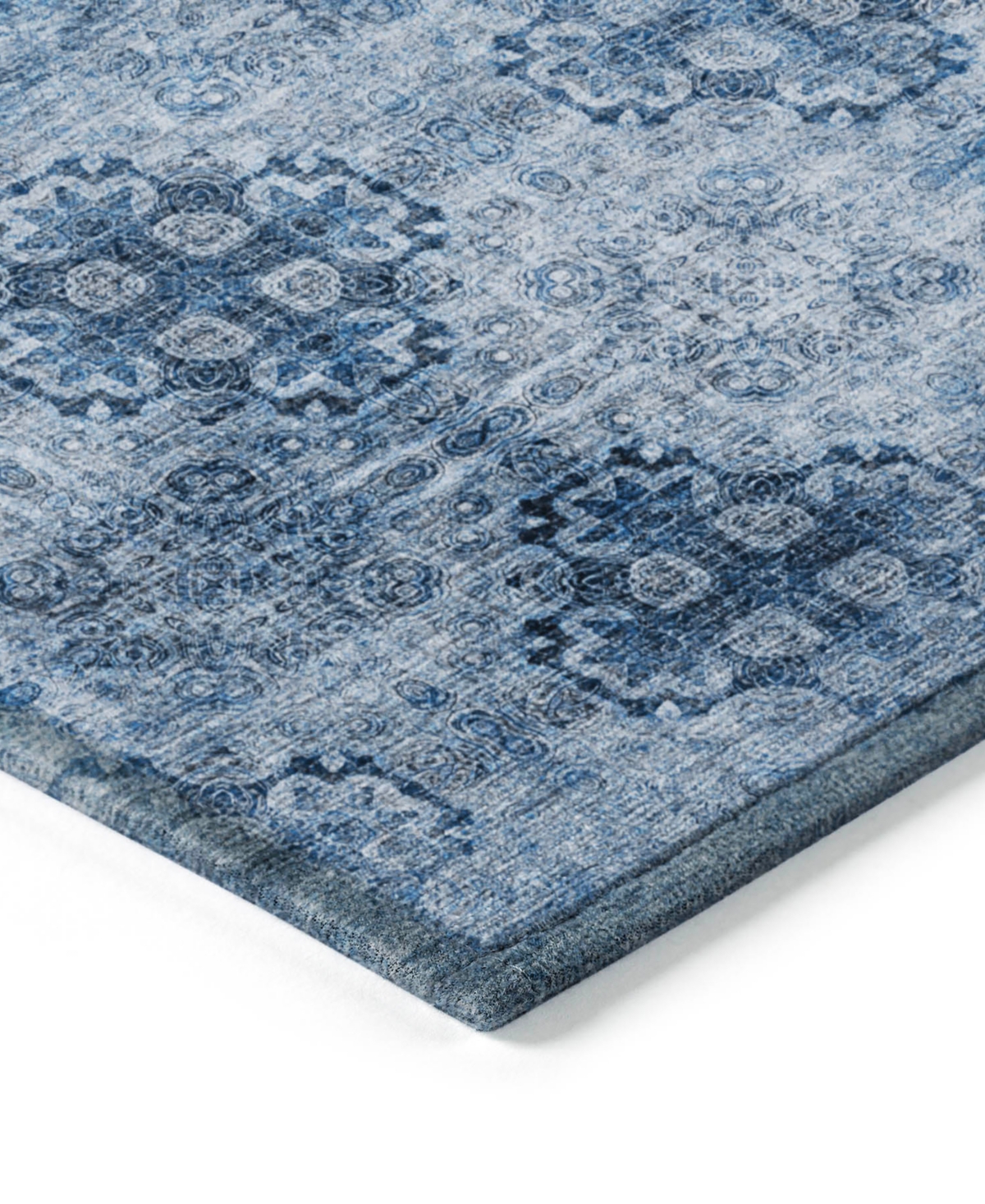 Addison Chantille Machine Washable Acn557 3'x5' Area Rug In Navy