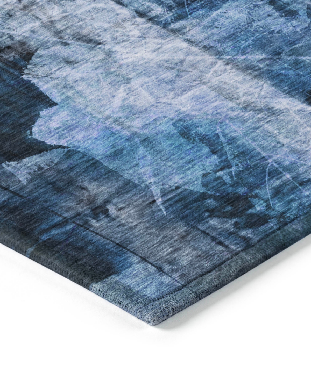 Addison Chantille Machine Washable Acn560 9'x12' Area Rug In Navy