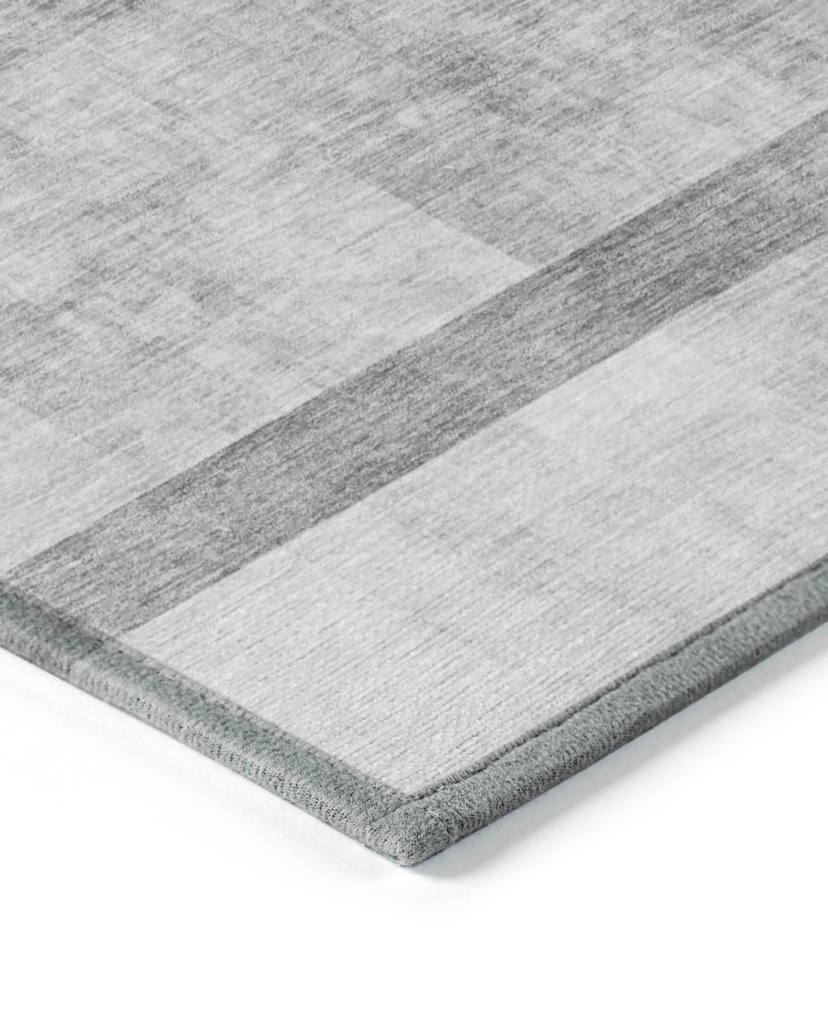 Addison Chantille Machine Washable Acn568 2'6x3'10 Area Rug In Gray