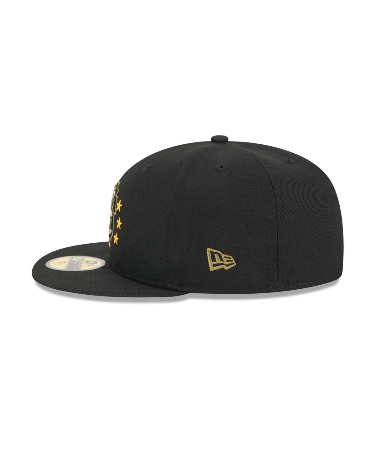 New Era Men'sSan Francisco Giants 2024 Armed Forces Day On-Field 59FIFTY Fitted Hat - Black