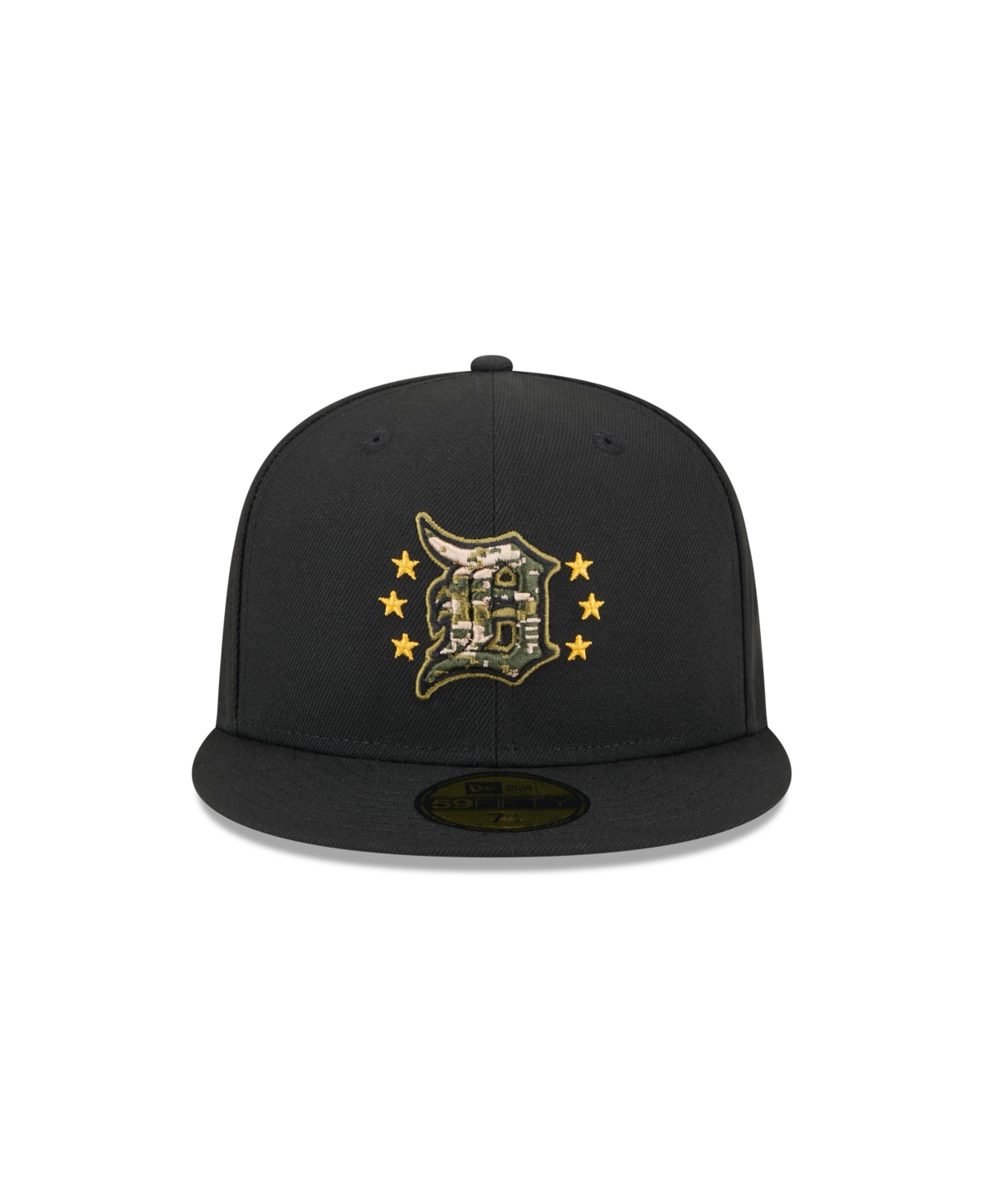 New Era Black Detroit Tigers 2024 Armed Forces Day On-field 59fifty Fitted Hat In Black