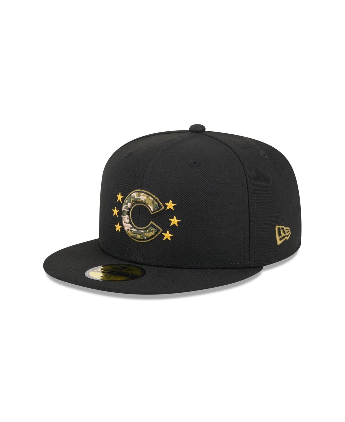 Shop New Era Men's Black Chicago Cubs 2024 Armed Forces Day On-field 59fifty Fitted Hat