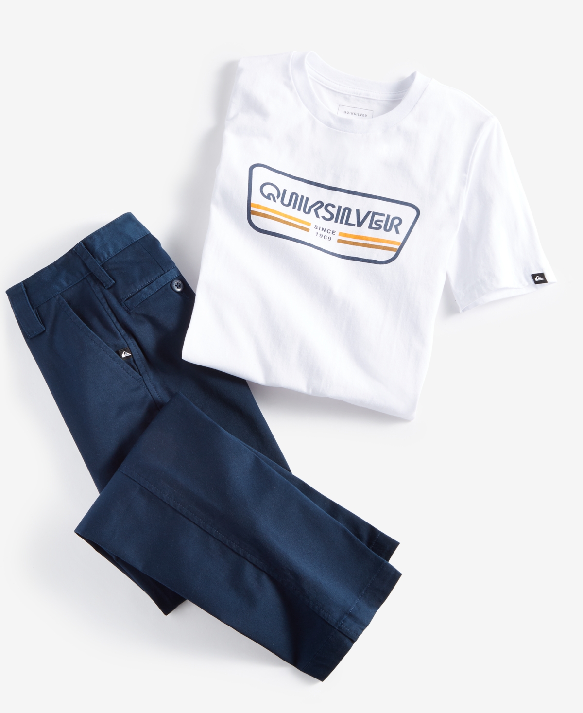 Quiksilver Big Boys Range Life Logo T-Shirt