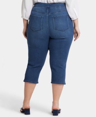 Plus Size Dakota Crop Pull-On Jeans