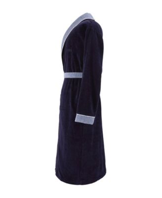 Lord Men's Cotton Velour Shawl Bathrobe