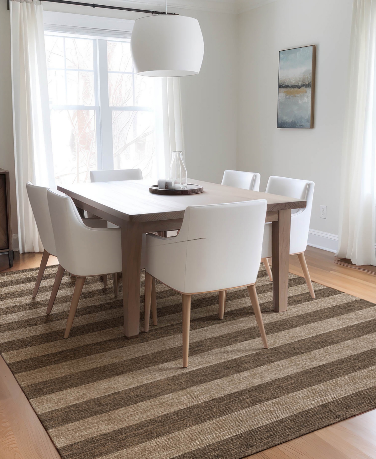 Addison Chantille Machine Washable Acn530 2'6x3'10 Area Rug In Coffee