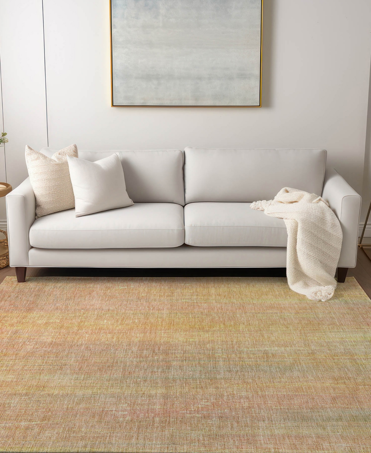 Addison Chantille Machine Washable Acn552 9'x12' Area Rug In Rose