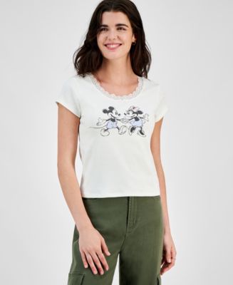 美品✨シャネル17AW GABRIELLE Flocked Print Tee Dolce & Gabbana - Girls Black Rhinestone T-Shirt