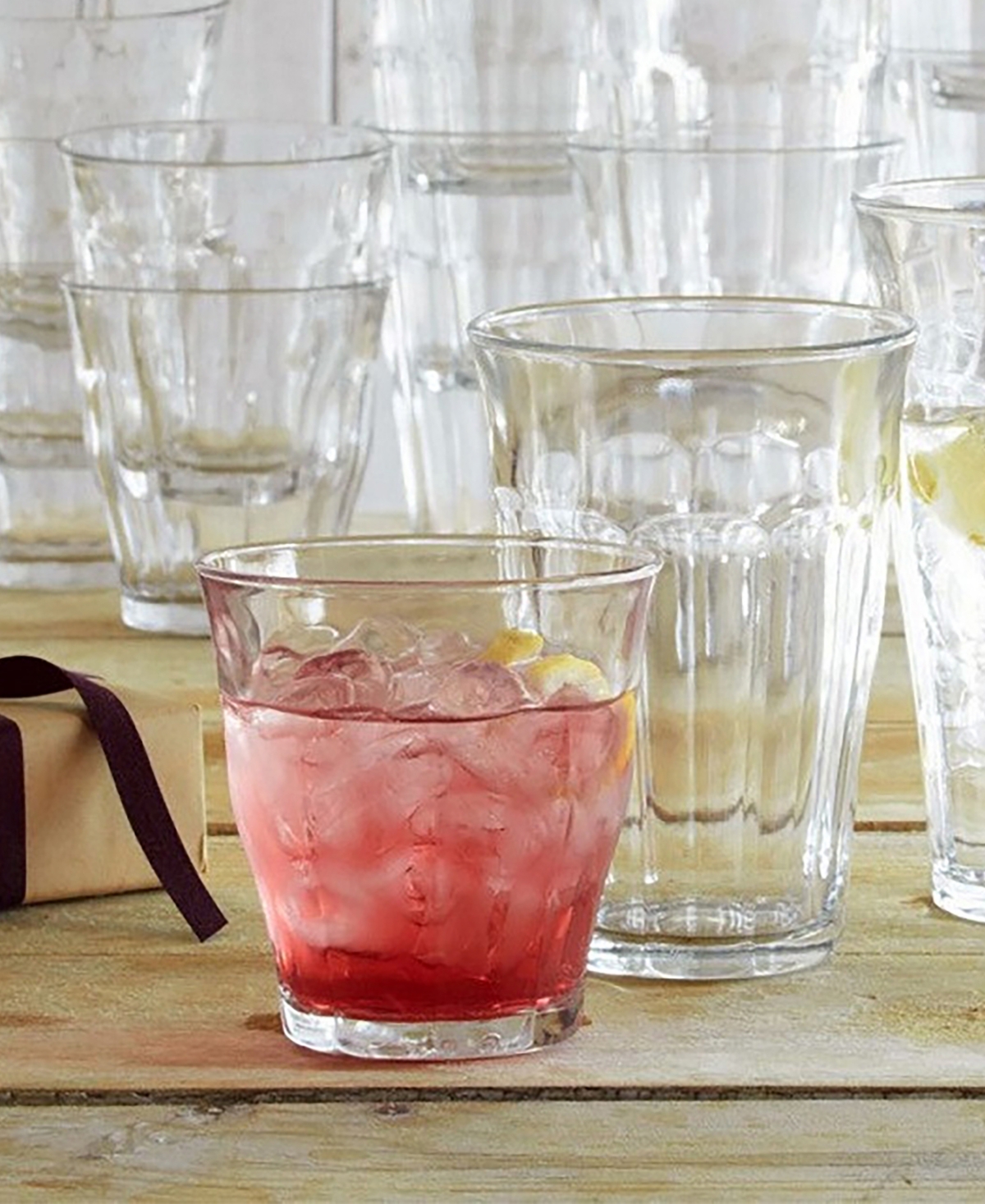 Duralex Set Of 6 Picardie Small Tumblers In Clear