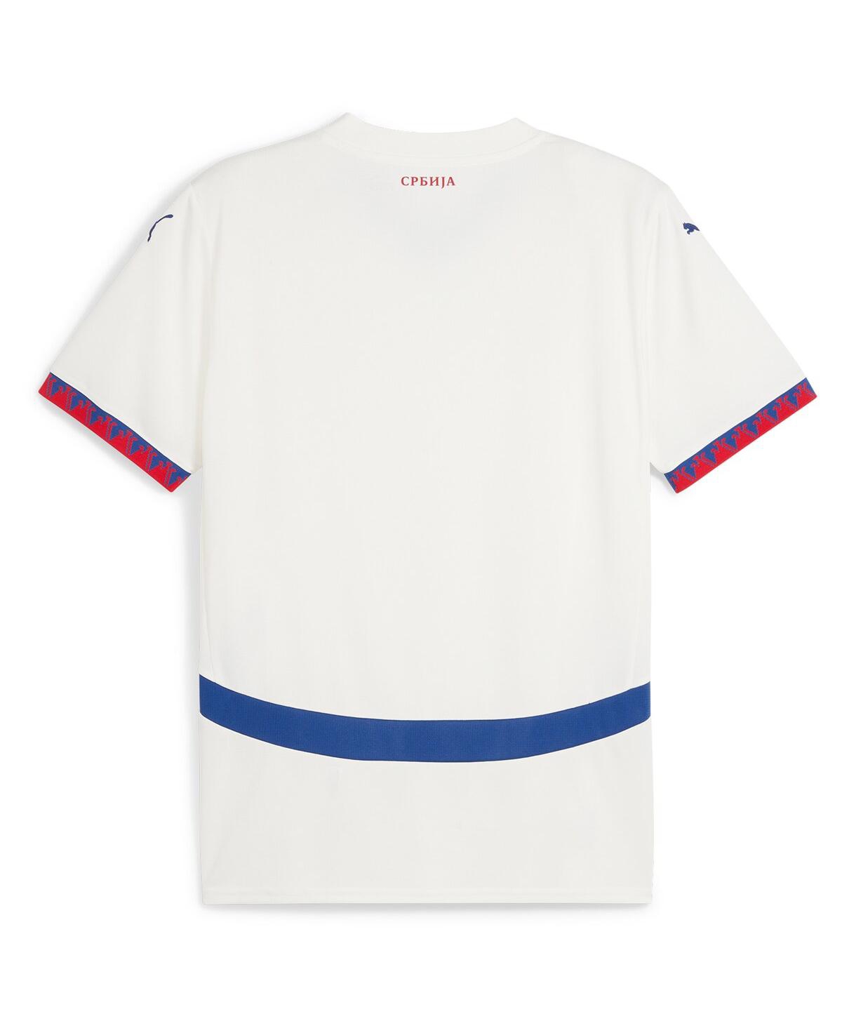 Puma Men'sSerbia National Team 2024 Away Replica Jersey - White