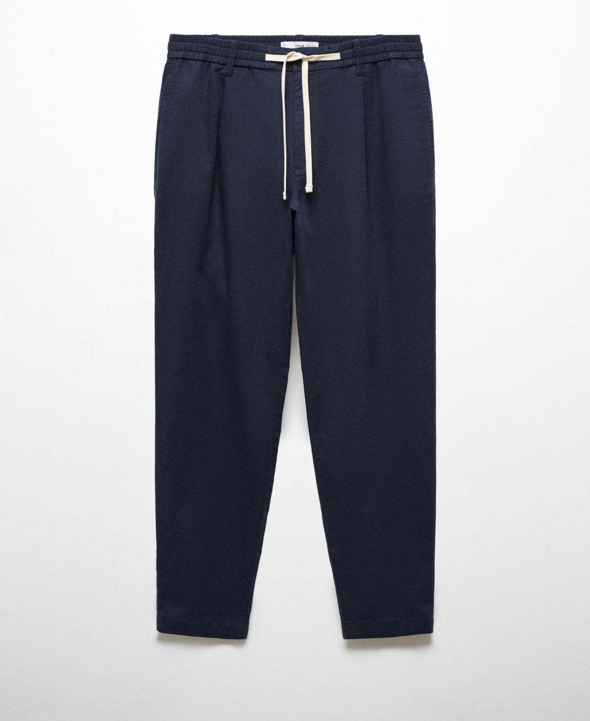 Shop Mango Men's Slim-fit Drawstring Pants In Dark Navy
