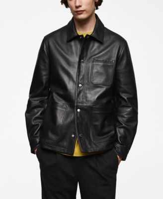 Mango Men s 100 Nappa Leather Jacket Macy s