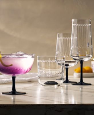 Handmade Glamorous Sweet Wine 8.3oz - Set of 2