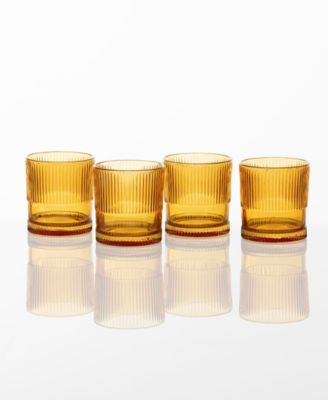 NoHo Double Old-Fashioned 9.85-oz. Glasses, Set of 4