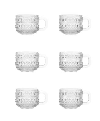 Jupiter Clear Espresso Cup 3oz, Set of 6