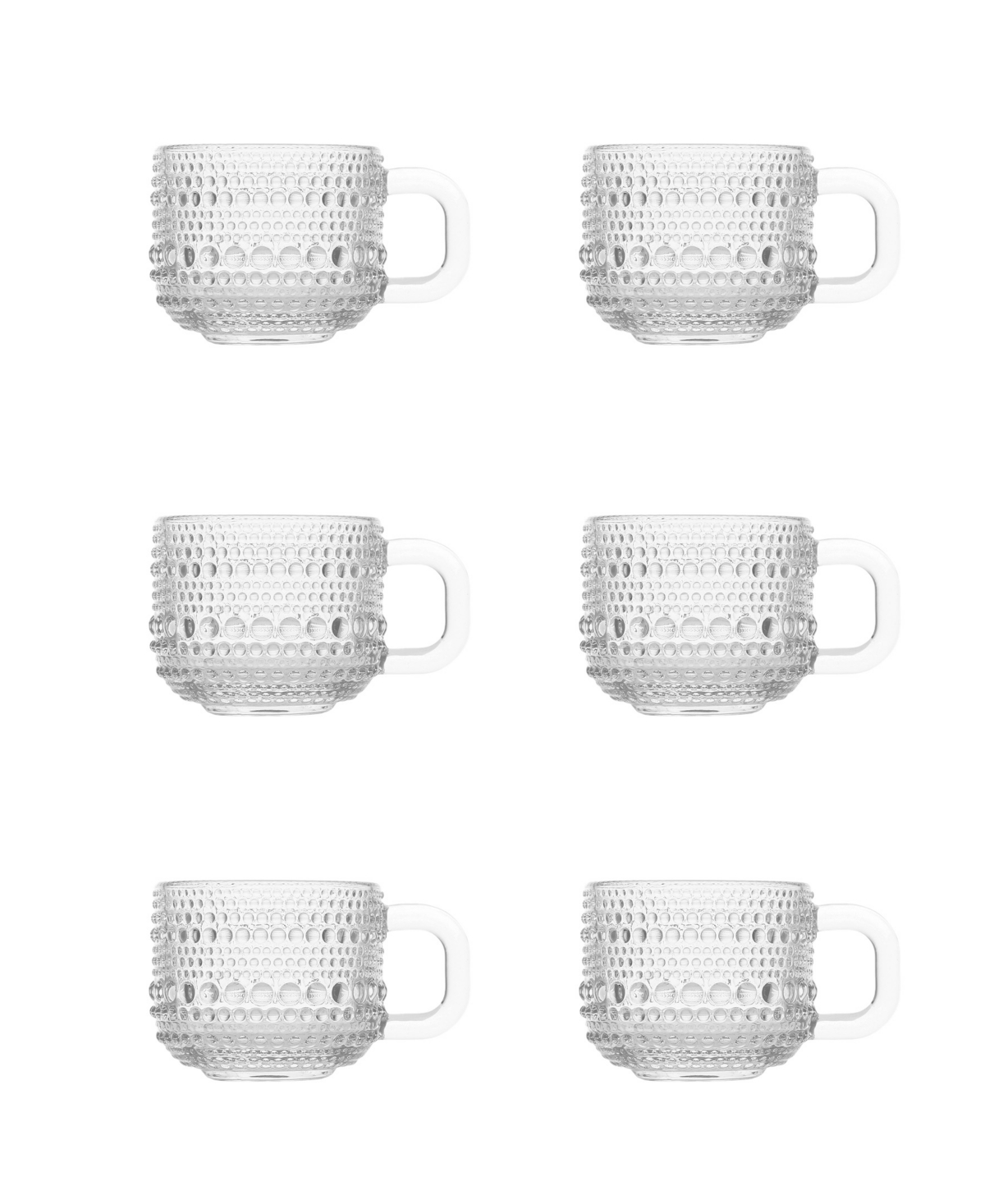 Fortessa Jupiter Clear Espresso Cup 3oz, Set Of 6 In Clear