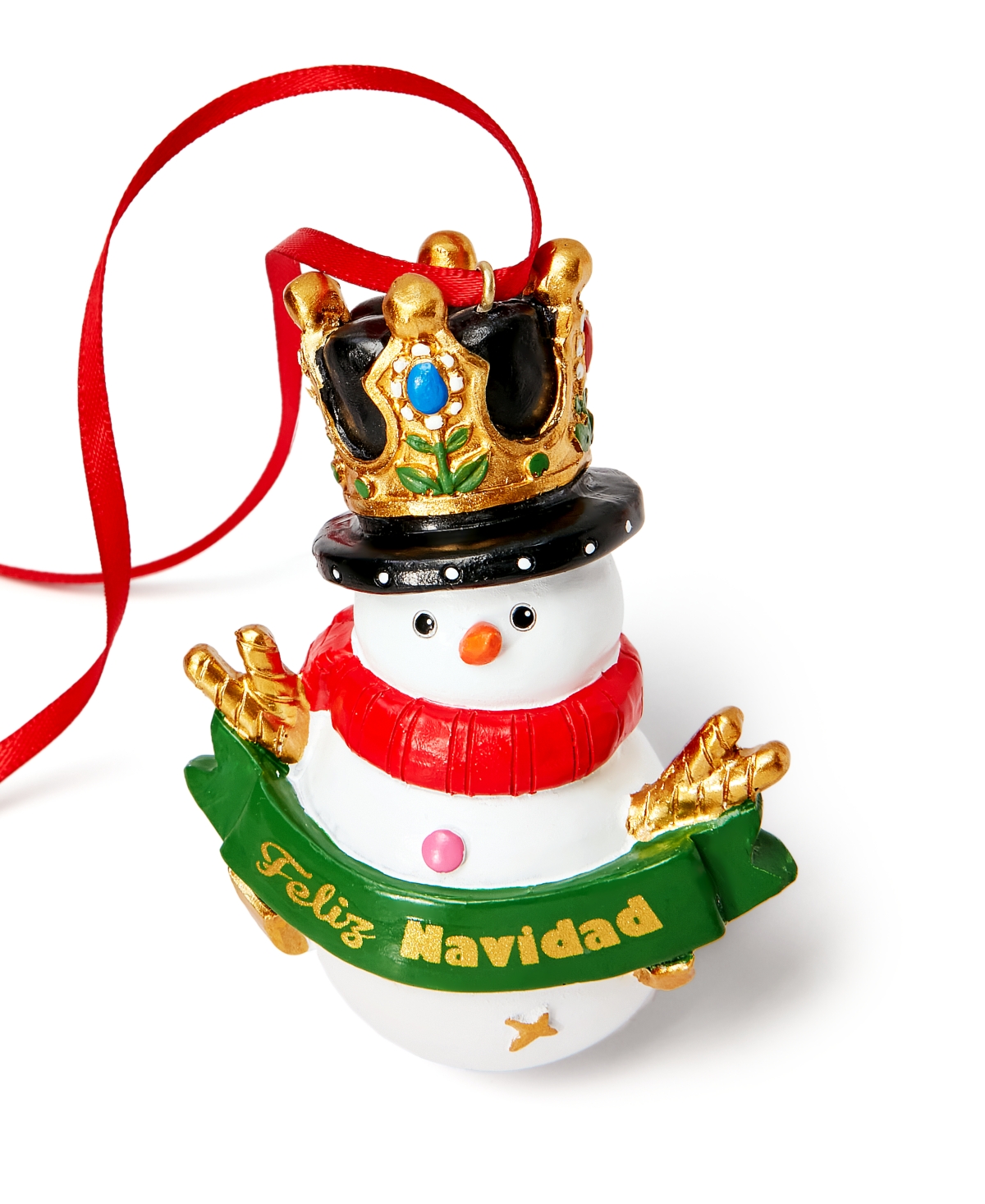 Holiday Lane Feliz Navidad Snowman Ornament, Exclusively At Macy's In No Color